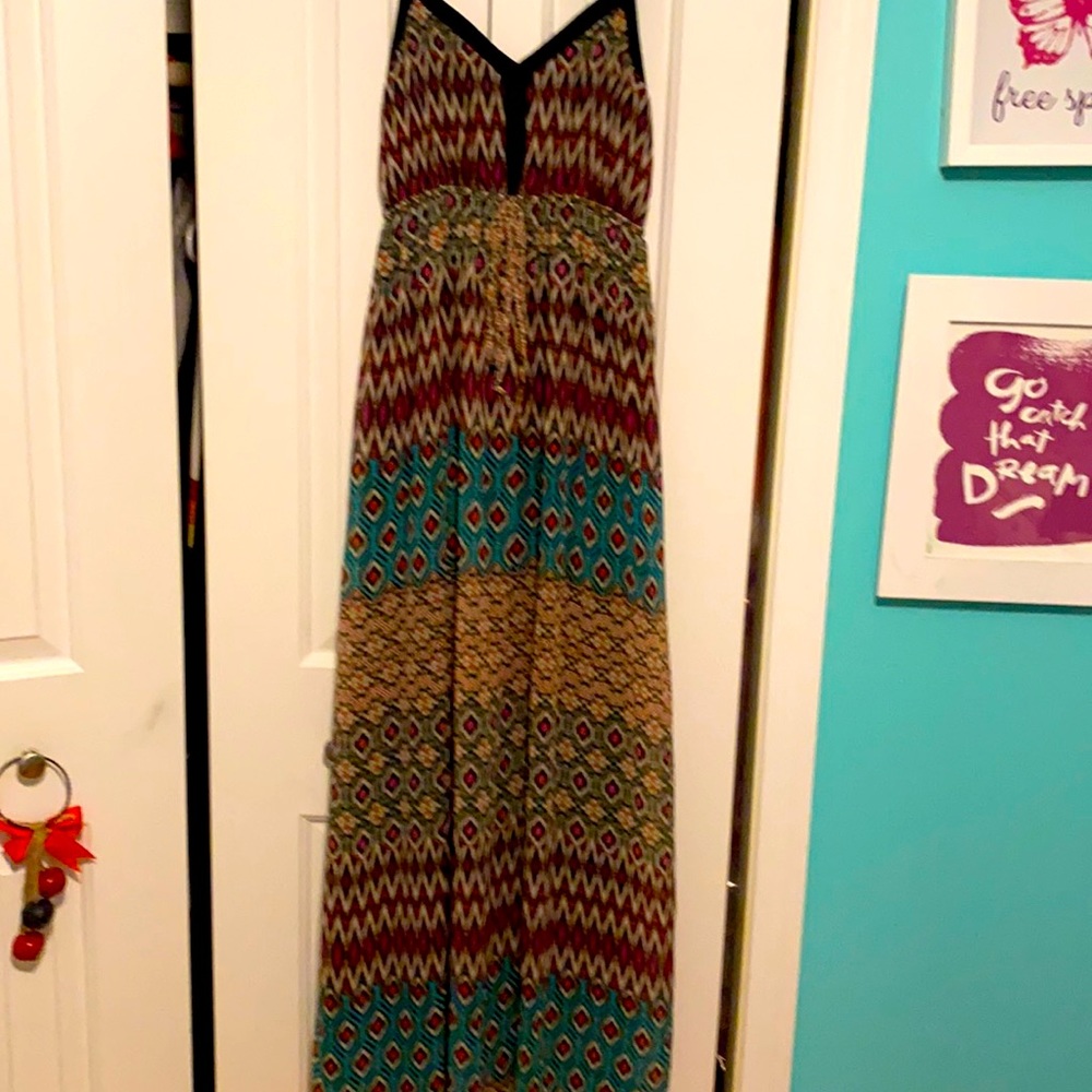 Long boho maxi dress